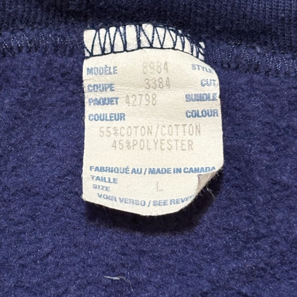 Vintage 1994 Toronto Maple Leafs Short Sleeved Sweatshirt Large - Picture 4 of 5